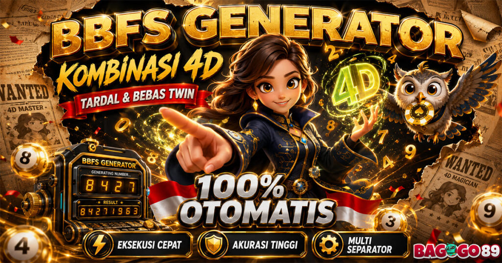 Generator Angka BBFS Generator Kombinasi 4D dan Tools Angka BBFS Toto - BAGOGO89